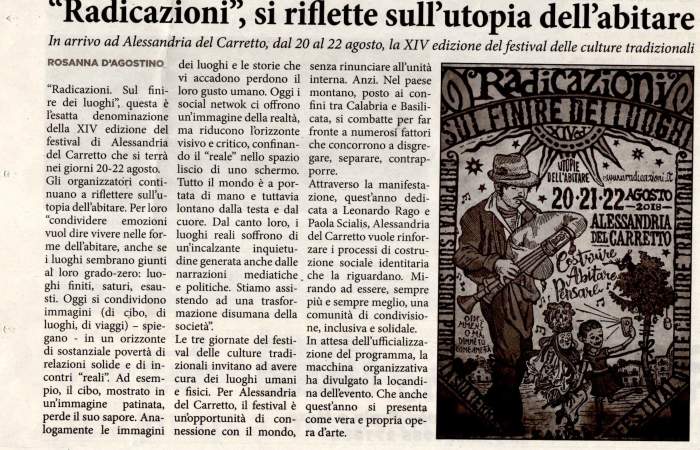 Rosanna D'Agostino articolo